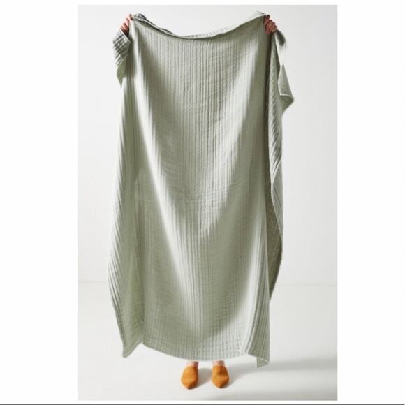 Anthropologie Other - Anthropologie Gauze Throw Blanket in Mint.